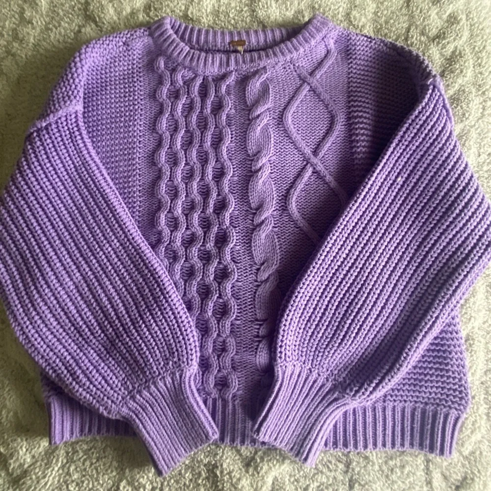 Free People Dream Cable Crewneck - Picture 4 of 8